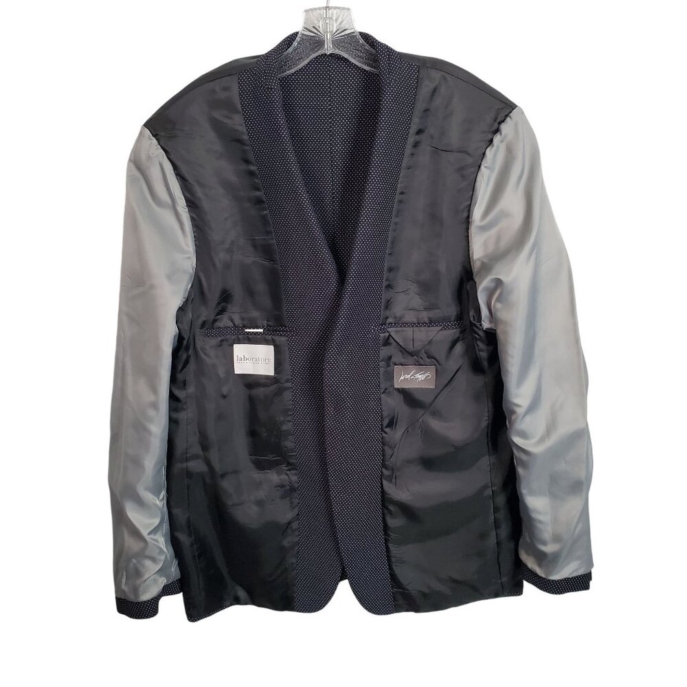 Lord & Taylor Laboratory Men's Size 44R Sportcoat Blazer Micro Polka Dot 2 Butto - Picture 13 of 14